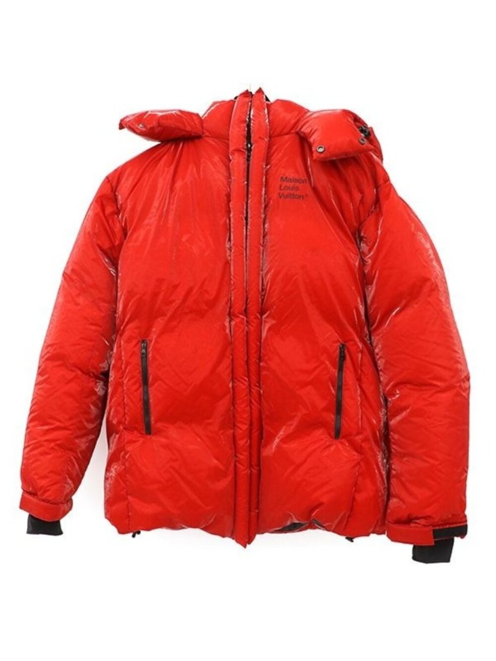 Louis Vuitton Down Jacket Technical Mirror Puffa and Red Size